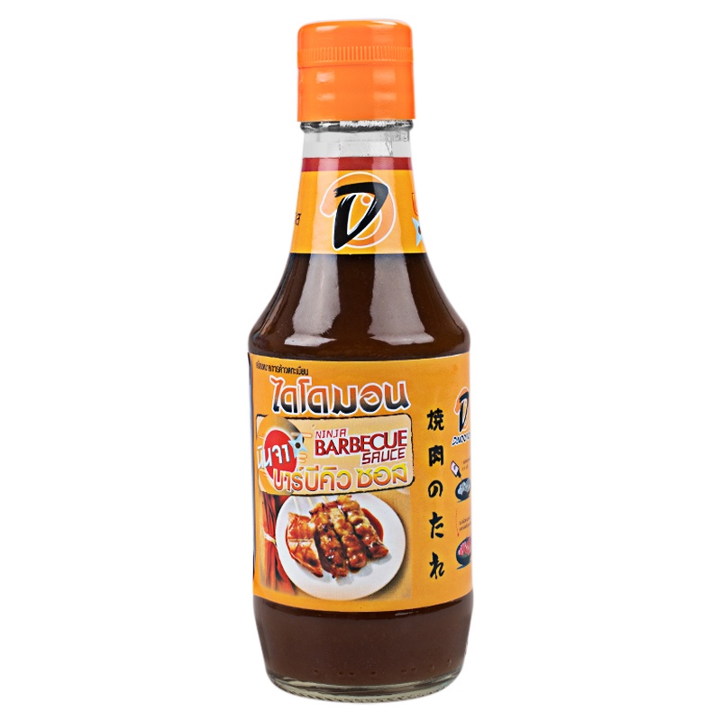 น้ำจิ้ม Daidomon ninja barbecue sauce นินจา บาร์บีคิวซอส ตรา ไดโดมอน 200ml อร่อยเหมือนเดิม เหมือนตอน