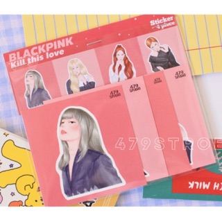 BP Sticker kill this love set 💝 | สติ๊กเกอร์ PP ไดคัทกันน้ำ by [479studio]