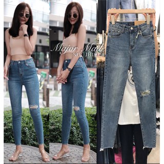 JH1892#สกินนี่ยีนส์ มีS-XL#jeans house