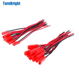 (Turn) สายเคเบิ้ลเชื่อมต่อ 2 Pin Male Female Jst Plug 22 Awg สําหรับแบตเตอรี่รถบังคับ (Th)