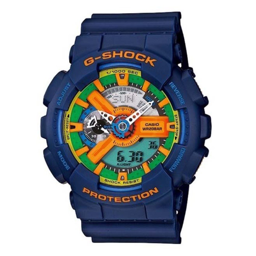 Casio G-SHOCK นาฬิกาข้อมือ สายเรซิ่น GA-110FC-2ADR