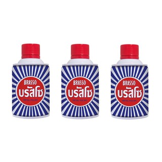 บรัสโซ น้ำยาขัดโลหะชนิดต่างๆ 100 มล. Brasso x 3 ขวด