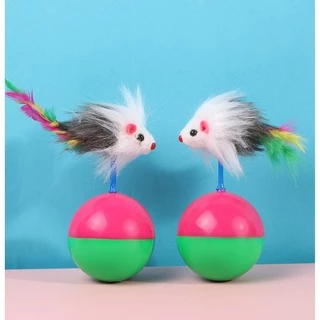 AL-117 ลูกบอลล้มลุก ลูกบอลหนูล้มลุก ของเล่นแมว สินค้าพร้อมส่ง สีสันสดใส ลูกบอลหมา สุนัข ของเล่นหมา