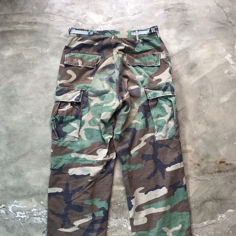 Us Army Pants Pants Pants Woodland ลายพราง BDU / กางเกงคาร์โก้ Us Army ไม่ใช่ m65 og107 og507