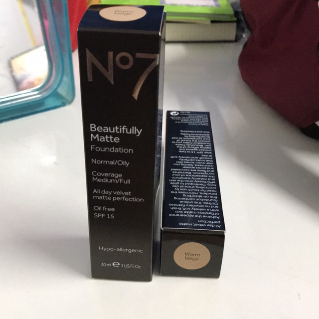 Foundatio No7 Warm Beige รองพื้นนัมเบอร์เซเว่น