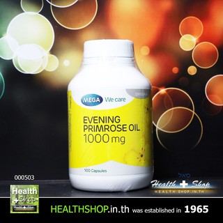 MEGA Evening Primrose Oil 1000mg 100 cap ( เมก้า พริมโรส Linoleic acid Gamma Linolenic )