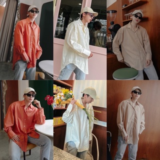 QCLOTH พร้อมส่ง SUN TONE ☀️ shirt oversize คอตตอน ทรงสวย 🔥