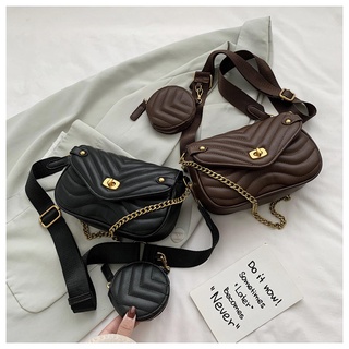 Free shipping French Style Striped Lining Women Shoulder Bags Square Shape Female Flap Crossbody Bag 2 in 1 Bag