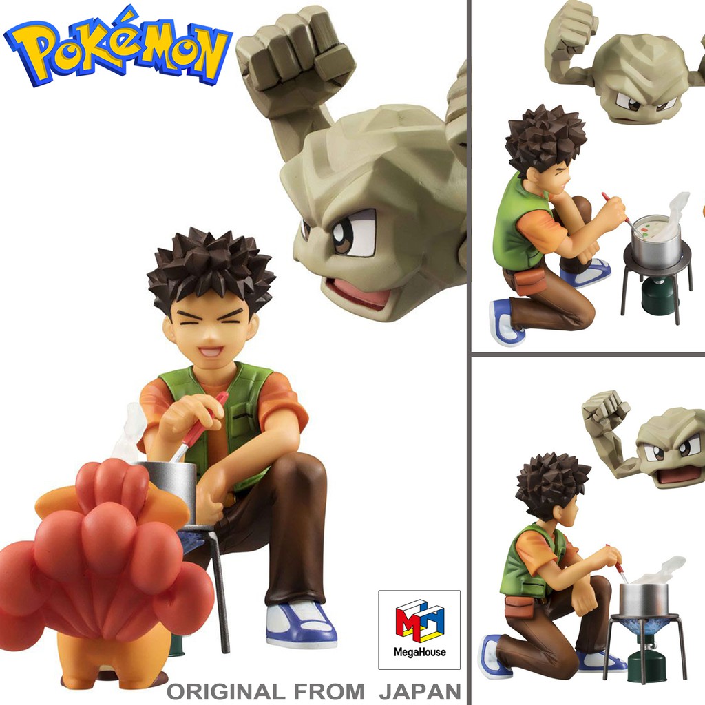 Model Figure งานแท้ Original ฟิกเกอร์ โมเดล Megahouse Pokemon โปเกมอน Brock บร็อก Geodude อิชิสึบุเต
