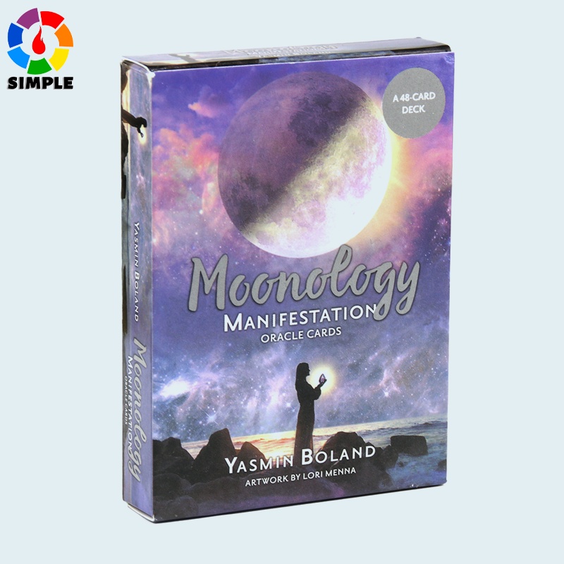 48 Sheets English Version Moonology Manifestation Oracle Cards