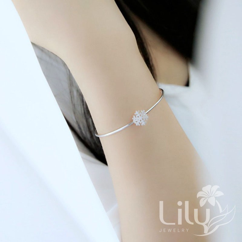 สร้อยข้อมือ BK - เกล็ดหิมะ-VT054