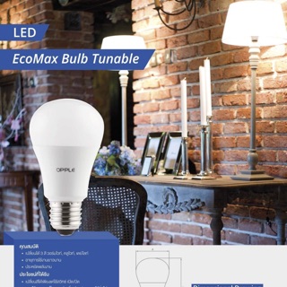 หลอดไฟ LED SlimBulb light ใช้ไฟฟ้า220V หลอดไฟขั้วเกลียว ขั้ว E27