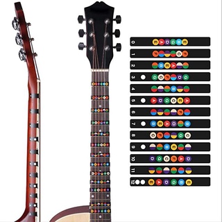 สติ๊กเกอร์ Fingerboard Fret สําหรับติดตกแต่งกีต้าร์อะคูสติก 6 สาย