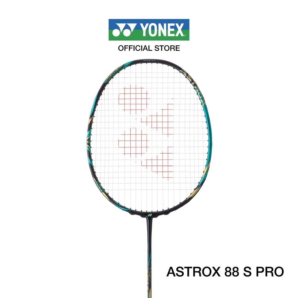 YONEX ASTROX 88 S PRO ไม้แบดมินตัน ไม้เล่นคู่ สำหรับผู้เล่นด้านหน้า ด้วยทักษะการควบคุมลูกที่แม่นยำ ก้านแข็ง แถมเอ็นBG65