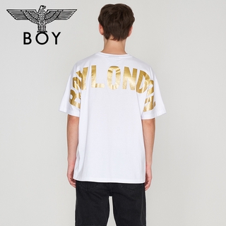 แท้จริง BoyLondon ยาวนำเข้าเสื้อยืดแขนสั้นม้าล่อเสื้อยืดผู้หญิงเสื้อยืดผ้าฝ้ายสตรีสตรี