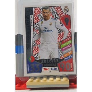 การ์ด นักฟุตบอล topps match attax premier league 2017/18 eufa