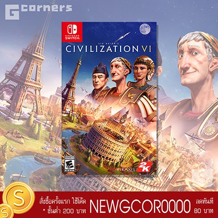 เกม Civilization VI ( EUR / Switch )