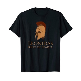 เสื้อยืดวินเทจเสื้อยืด พิมพ์ลาย Leonidas King Of Sparta สไตล์กรีก คลาสสิก แฟชั่นฤดูร้อนS-5XL