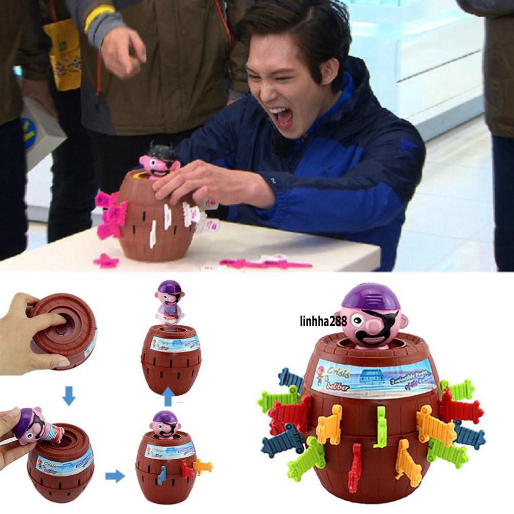 [HOT HOT HOT] Pirate Ting ขนาดใหญ่ 20 ซม. Pirate barrel Pirate king