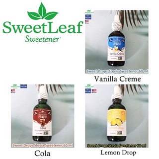 สารให้ความหวานแทนน้ำตาล Sweet Drops Stevia Sweetener 60 ml - SweetLeaf