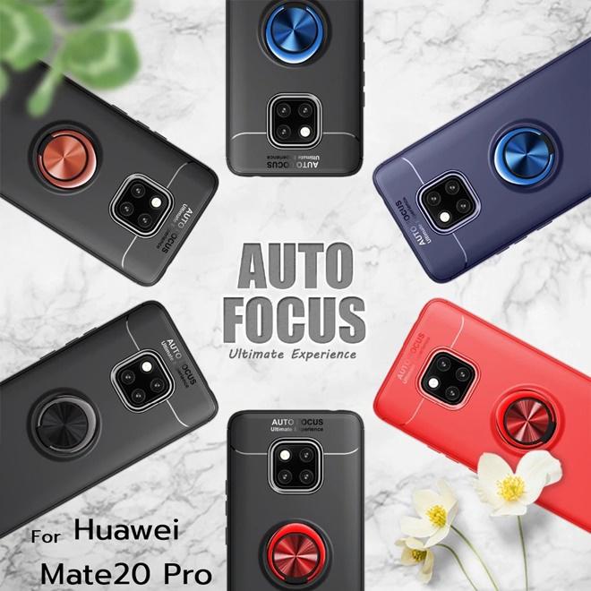 เคส สำหรับ Huawei Mate 20 Pro Finger Ring Kickstand Protection TPU Case