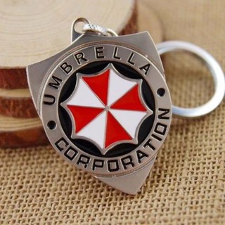 พวงกุญแจ Keychain Umbrella Corporation alloy Keyring Chain Pendant Hangings Gift