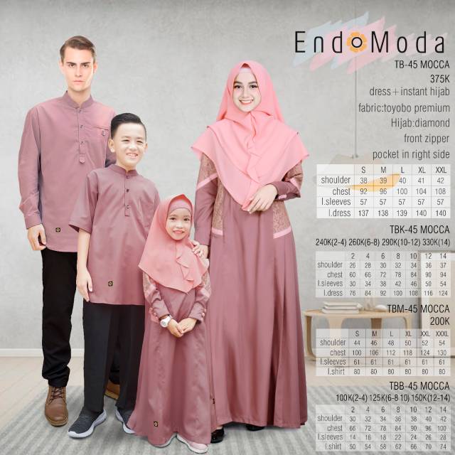 Endomoda tb 45 moca Koko เด็ก