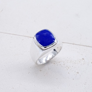 Artisan by NK - แหวนเงินแท้ ฝัง ลาพิสลาซูลี  (Silver Lapis Lazuli Ring)