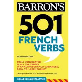 Barrons 501 French Verbs (8th Paperback + Pass Code) [Paperback]