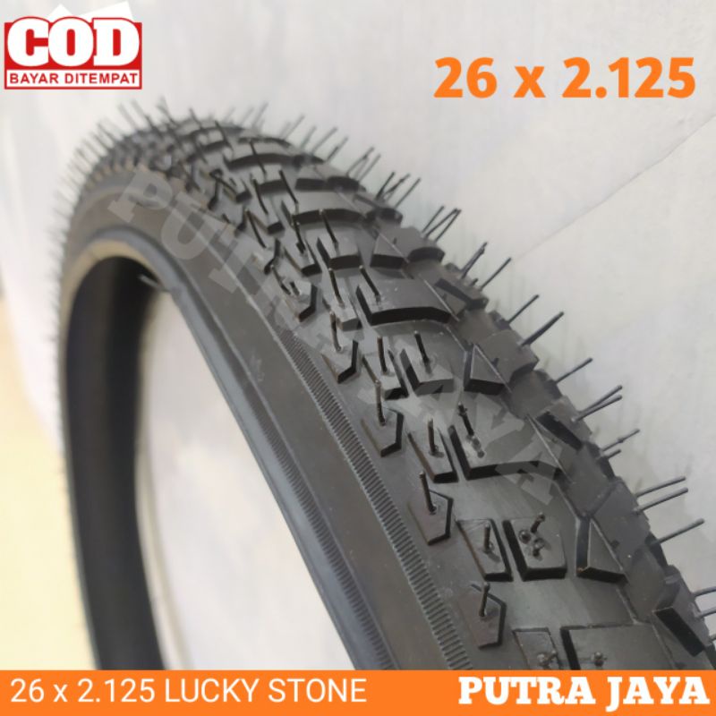 จักรยานยางนอก 26 x 2 125 / 26 x 2.125 Lucky Stone MTB ยางรถจักรยาน 26 Mountain Federal ผัก CTB ขนาด 