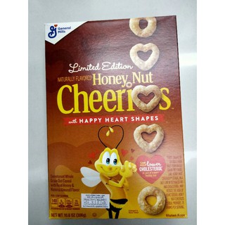 General Mills Honey Nut Cheerios Cereal ซีเรียล ธัญพืช  เจเนอรัล มิลล์ 306g