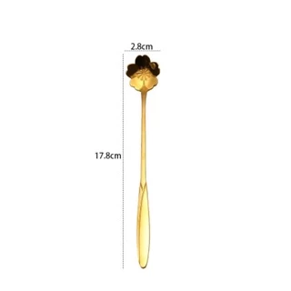ช้อนดอกไม้ สแตนเลส เกาหลี มี2แบบ 17cm วัสดุอย่างดี[MANCAFE]