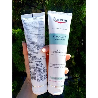 eucerin pro acne solution soft cleansing foam ขนาด 150ml