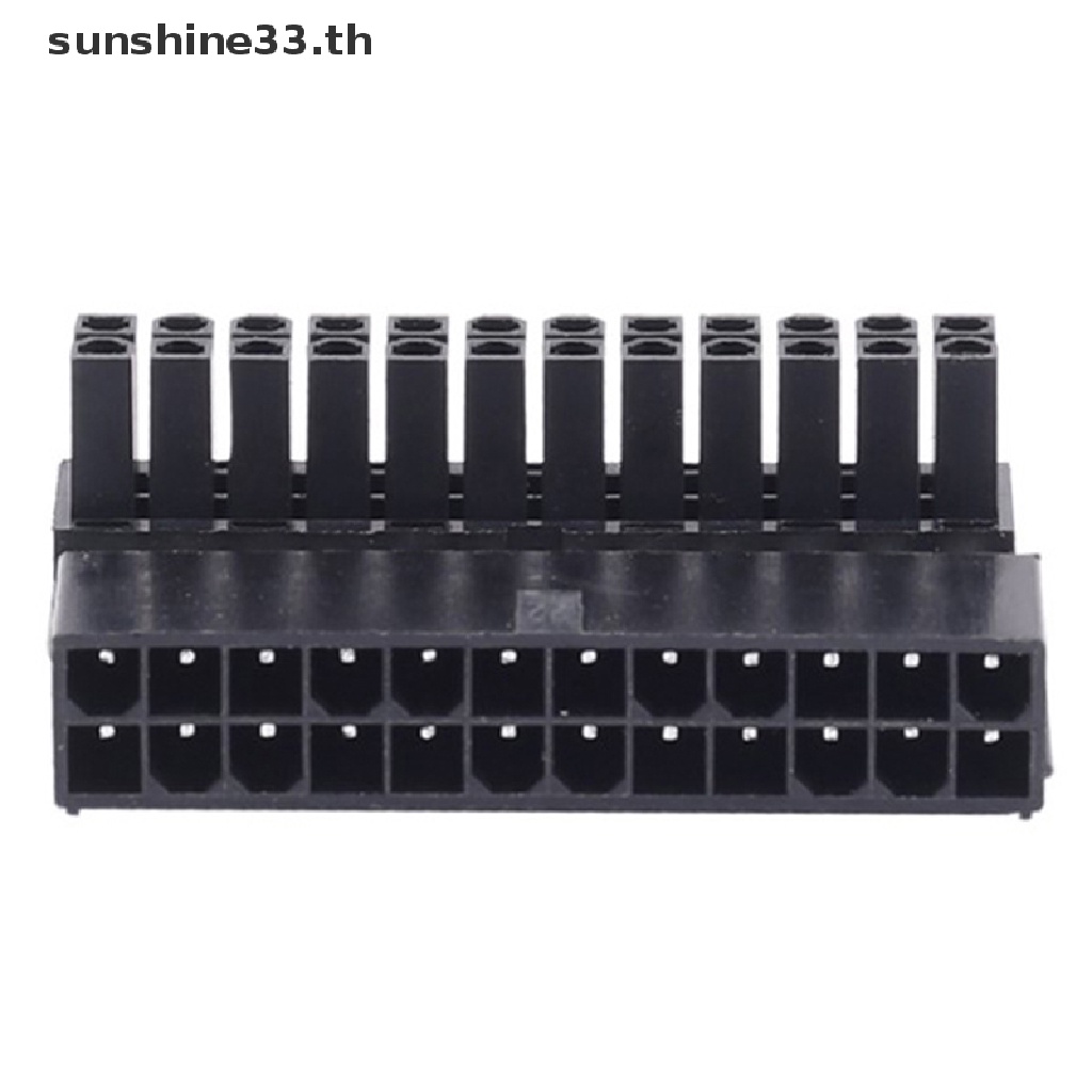Thsun ATX อะแดปเตอร์ปลั๊กเมนบอร์ด 24pin 90 องศา 24 pin เป็น 24pin สําหรับสายเคเบิลพาวเวอร์ซัพพลาย