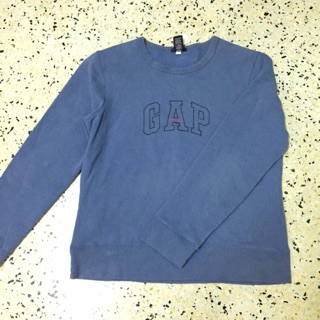 เสื้อแขนยาว Gap สีฟ้า