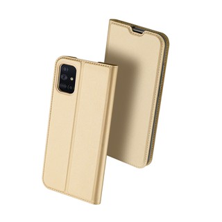 Samsung Galaxy A71 PU Leather พลิกกรณี นุ่มปกหลังกระเป๋า กระเป๋าสตางค์ยืนปกหลัง Shockproof Protective Case