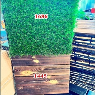 💥พร้อมส่งมากก💥แผ่นไม้ปูพื้น แผ่นหญ้าเทียมปูพื้น ตกแต่งสวน 1445 1686
