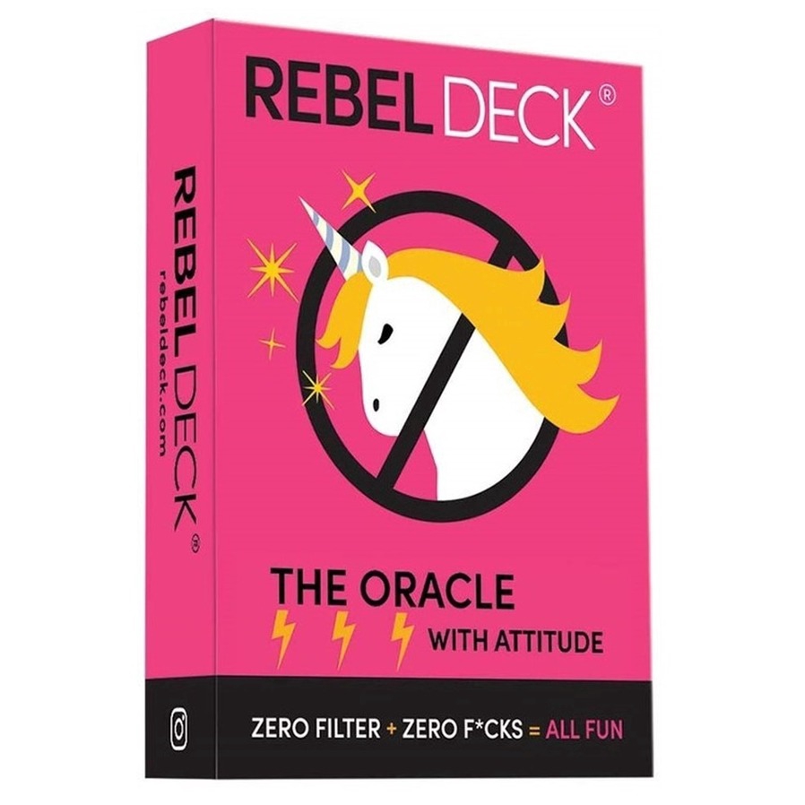 【shiping fast 】Rebel Deck - The Oracle With Attitude English funny Oracle Deck 60 Cards