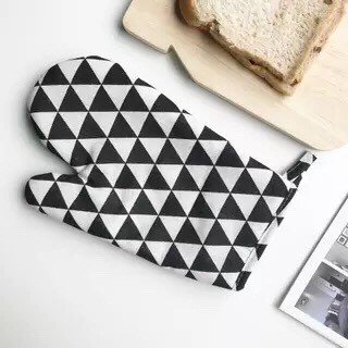 🌈สินค้าพร้อมส่ง🌈ถุงมือไมโครเวฟ 3สี ผ้าฝ้ายและผ้าลินิน - รูปที่ 3