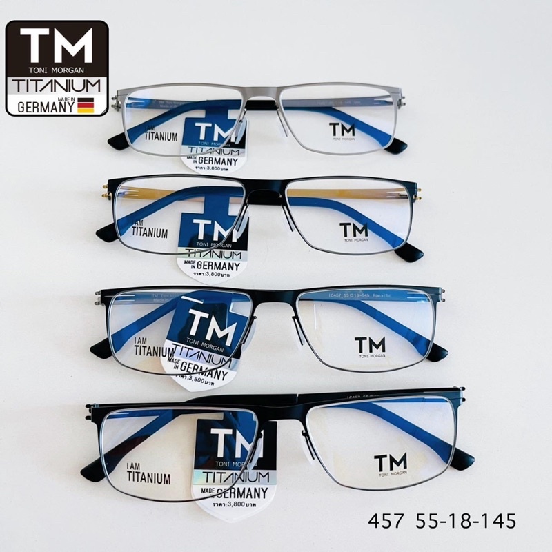 TM Toni Morgan  457 Made in Germany คุณค่าคู่ควร🏆  Material : Titanium Vacumm IP Pleating