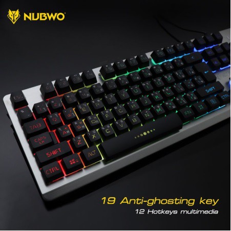 ืNUBWO NK-31 Keyboard Gaming Savior (NK-31) คีบอร์ด