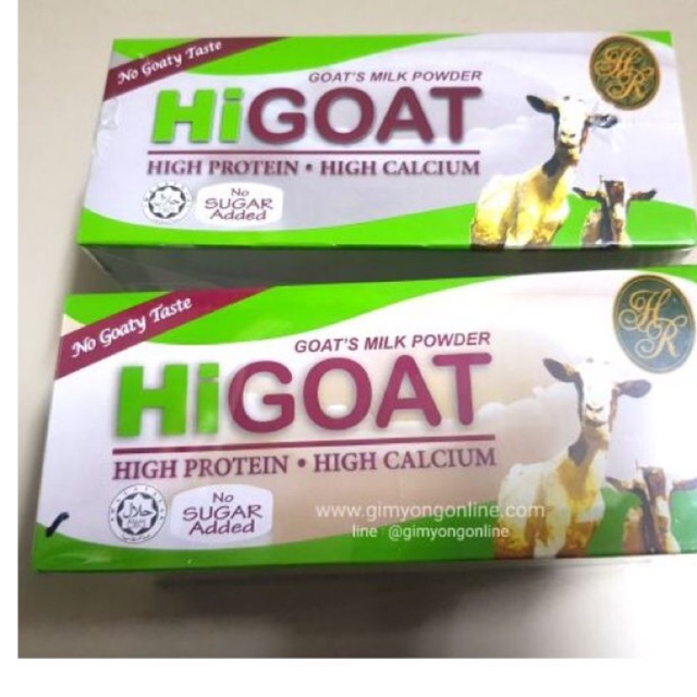 นมแพะแท้ HIGOAT Instant Goat's Milk Powder (รสธรรมชาติ)