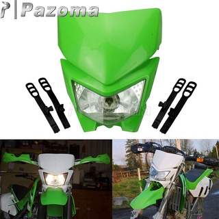 PA สำหรับ Street Bike Motocross Dual Sport ไฟหน้า Fairing สำหรับ Kawasaki KMX KX KLX KLR KLE ZZR KDX 110 125 140 250 300