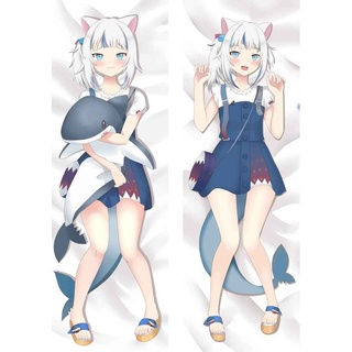 ปลอกหมอน ลายอนิเมะ Virtual YouTuber Dakimakura Vtuber Gawr Gura ขนาด 50x150 ซม. สําหรับผู้ชาย