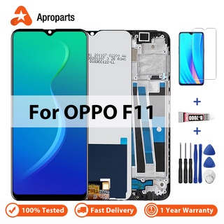 อะไหล่หน้าจอสัมผัส LCD แบบเปลี่ยน สําหรับ OPPO F11 A9 A9X F11 Pro CPH1913 CPH1969