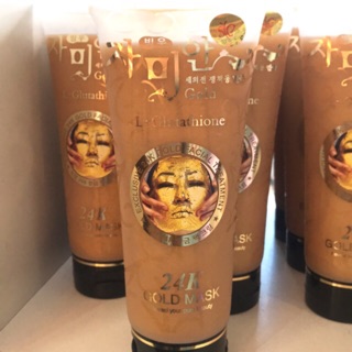 มาร์กหลอด24K.  24K GOLD MASK เกาหลีแท้100%กลิ่นหอม