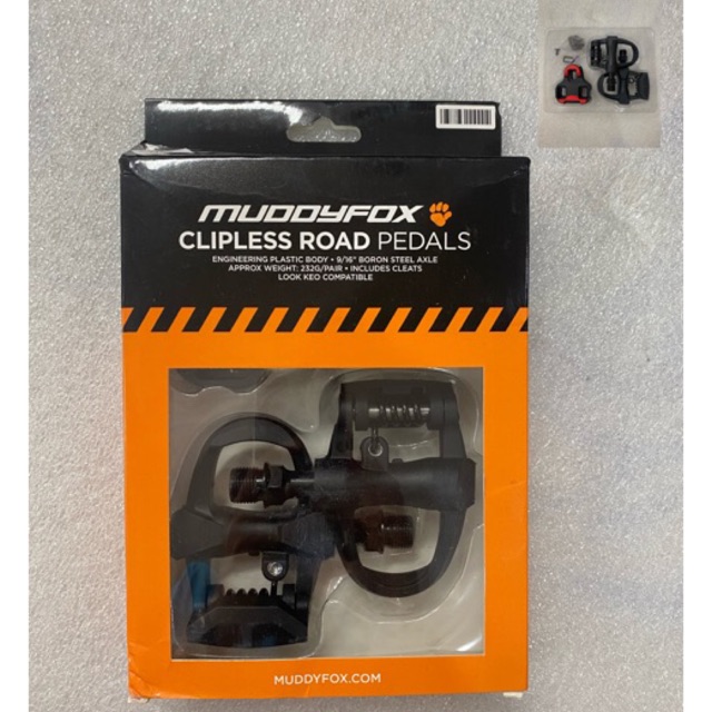 บันไดปั่นจักรยาน muddyfox clipless road pedals