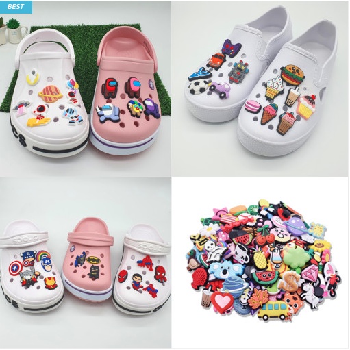 JIBITZ อุปกรณ์เสริมสําหรับรองเท้า Crocs / รองเท้าแตะ