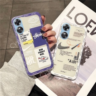 พร้อมส่ง ใหม่ เคสโทรศัพท์มือถือ ซิลิโคนนิ่ม ใส กันกระแทก แฟชั่น สําหรับ OPPO A78 4G 5G A98 A17 A17k Reno8 T 5G 4G Reno 8T 8 T Reno8T OPPOA78 2023