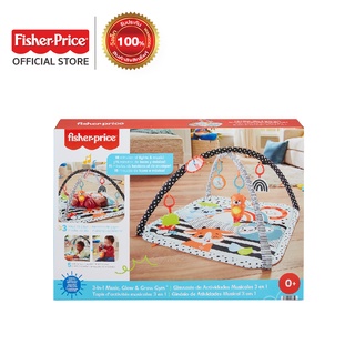 Fisher Price 3 in 1 Music, Glow and Grow Gym ฟิชเชอร์ไพรซ์ เพลย์ยิม 3-in-1 โกลว์แอนด์โกรว (HBP41 CH)